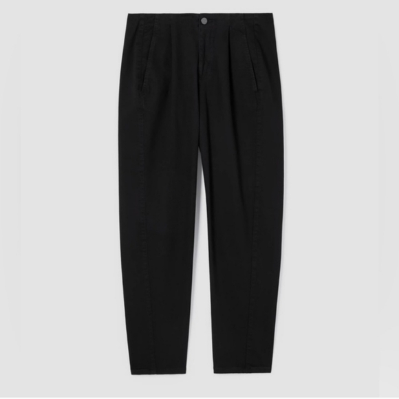 Eileen Fisher Pants organic cotton denim tapered black size 4 - Picture 5 of 7